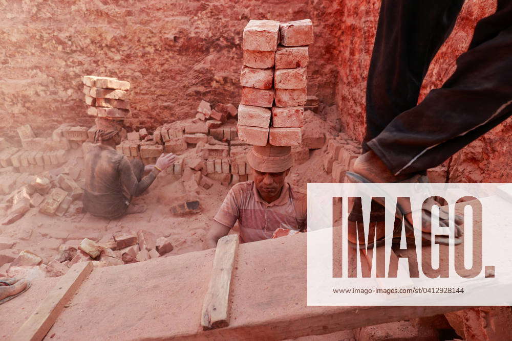 Workers In A Brick Field - Bangladesh Bangladeshi men work at a brick ...