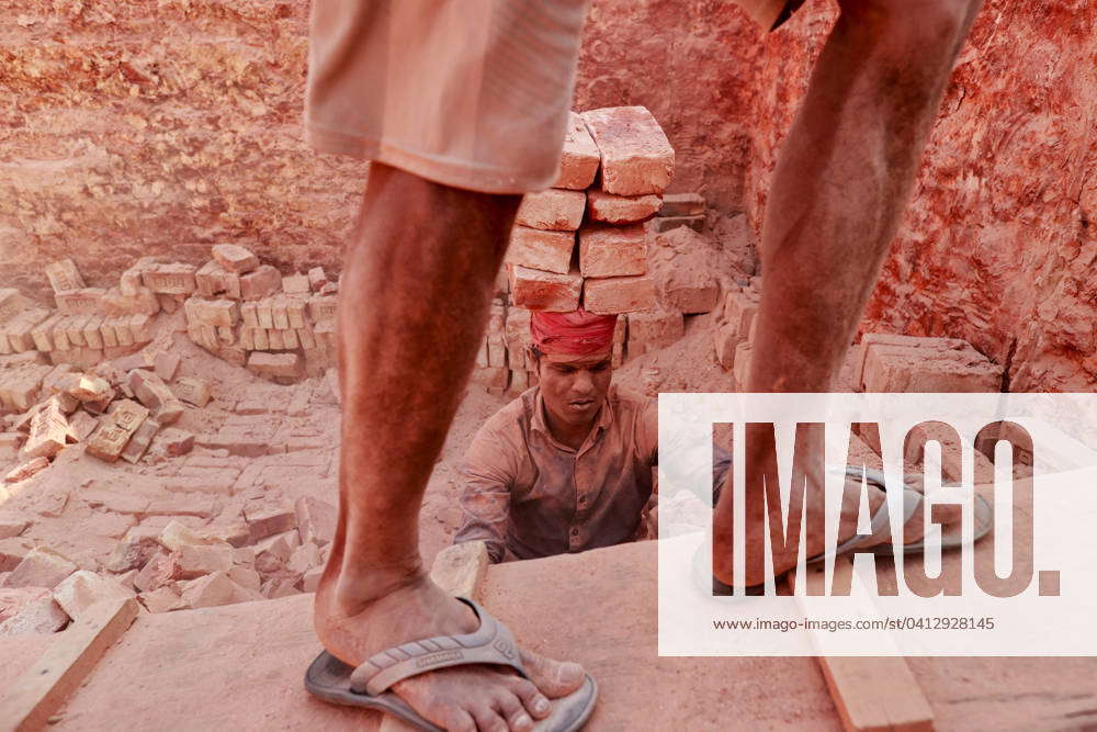 Workers In A Brick Field - Bangladesh Bangladeshi men work at a brick ...