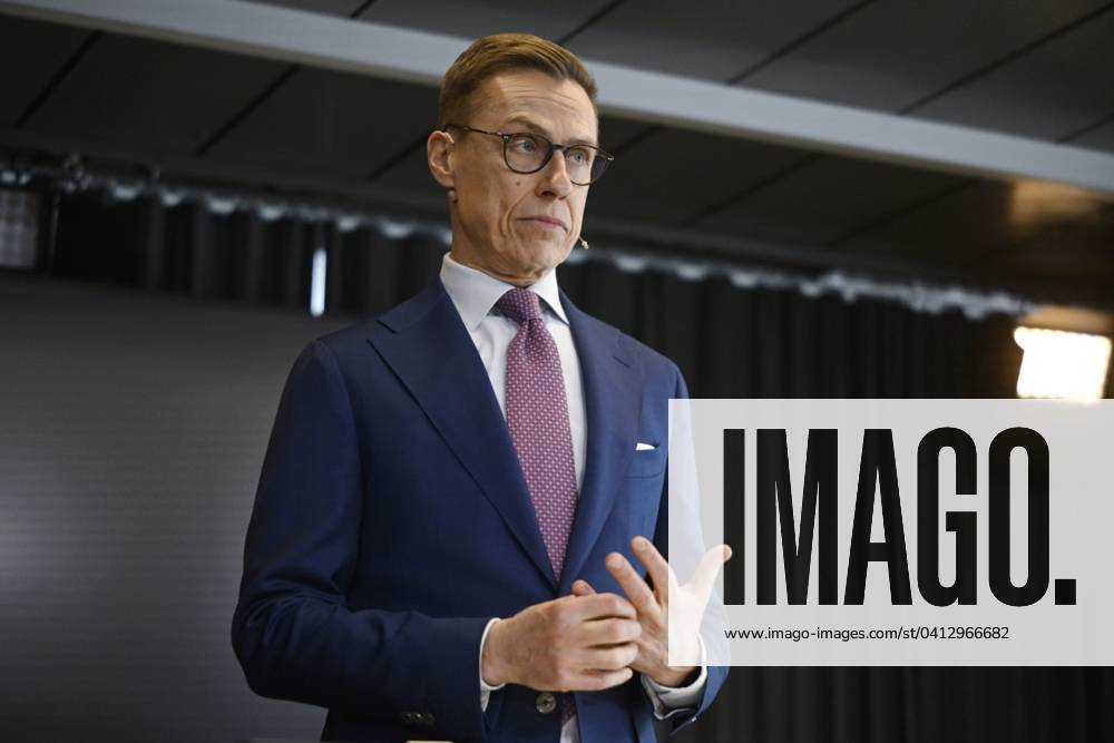 National Coalition Party (NCP) Presidential Candidate Alexander Stubb ...