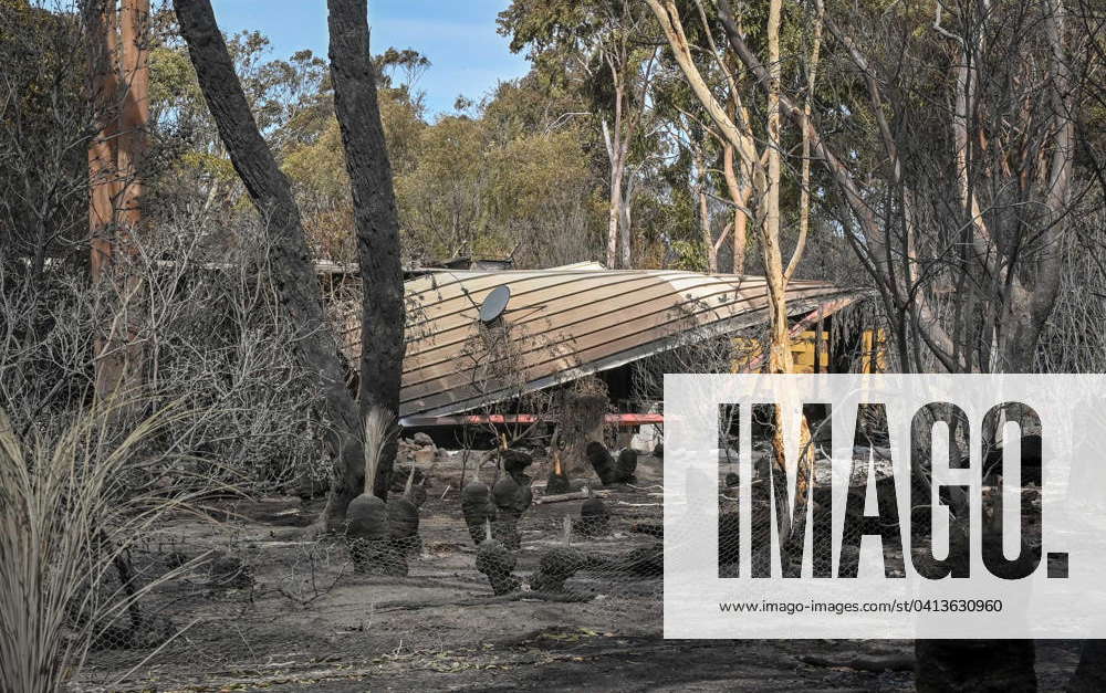 BUSHFIRES VIC, Fire damaged property is seen in Pomonal, Victoria ...