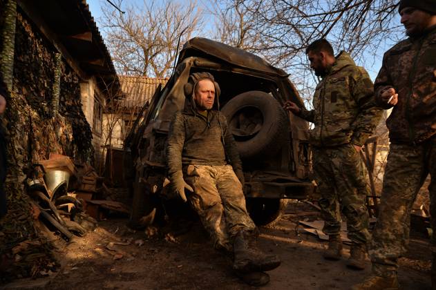 February 17, 2024, Avdiivka, Donetsk Oblast, Ukraine: As the Ukrainian ...