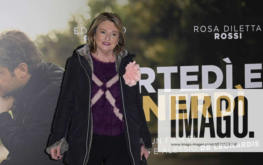 February 19, 2024, Rome, Italy: Monica Setta attends the premiere of ...