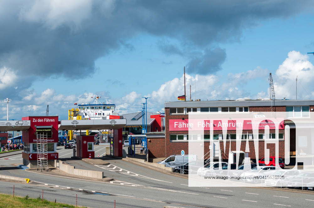 Dagebüll ferry port to the islands and Halligen on the North Frisian ...