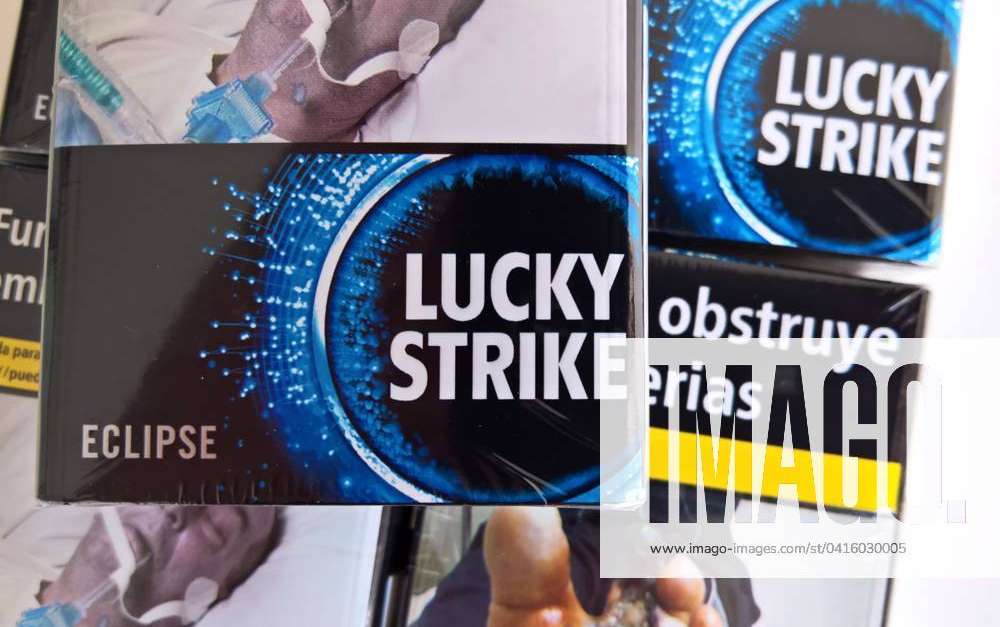 Lucky Strike Eclipse, cigarettes from Spain Lucky Strike is the brand name  of a type of cigarette