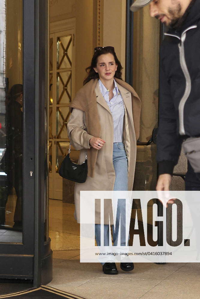 MFW - Emma Watson Leaves Her Hotel Emma Watson leaves her hotel to ...