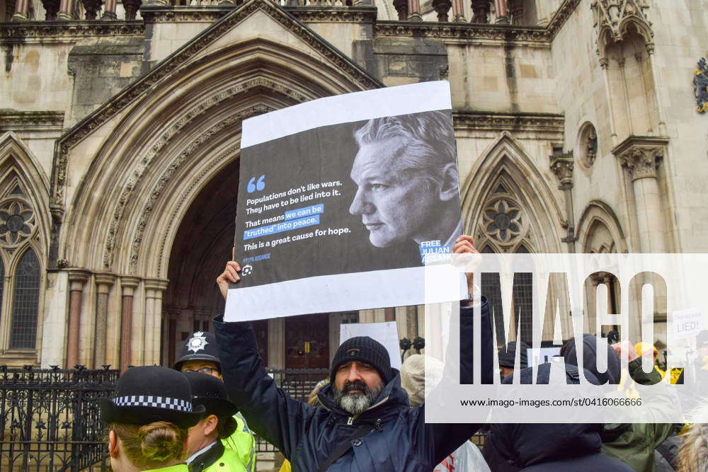 Julian Assange Extradition Hearing Second Day At High Court In London ...