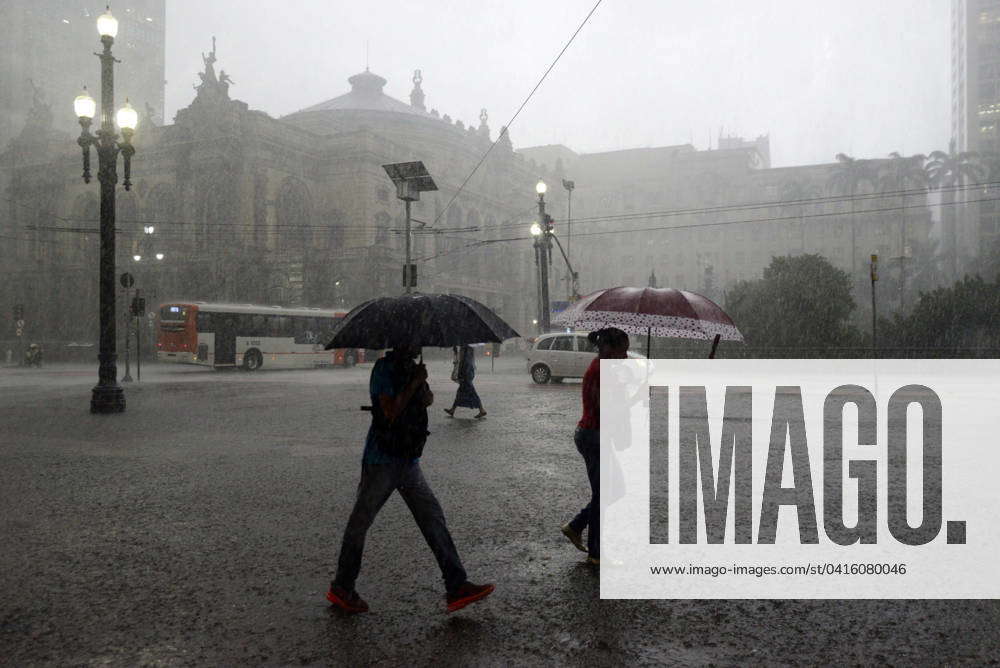 Rainy Day In Sao Paulo, Brazil Rain is causing disruption in Sao Paulo ...