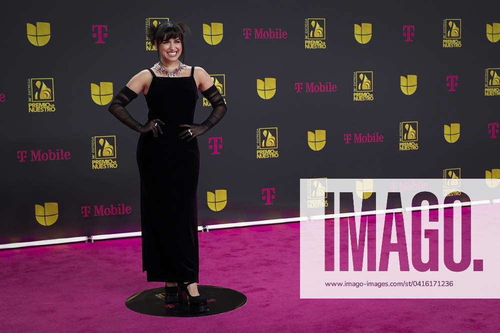 Puerto Rican singer Gale poses on the carpet upon her arrival at 36th ...