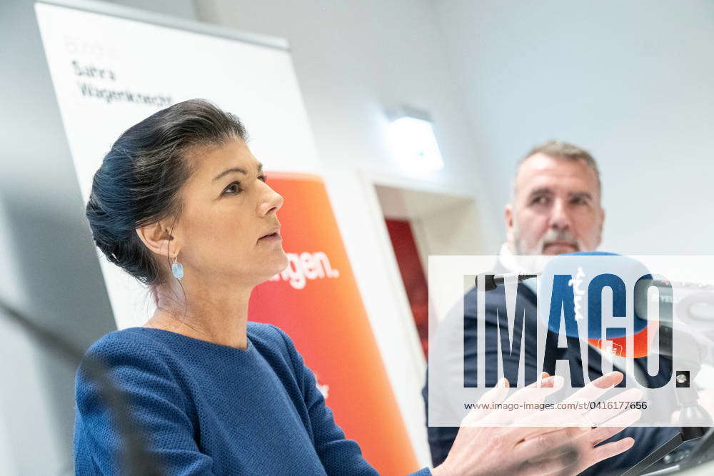 Press Conference Of The BSW Alliance Sahra Wagenknecht Reason And ...