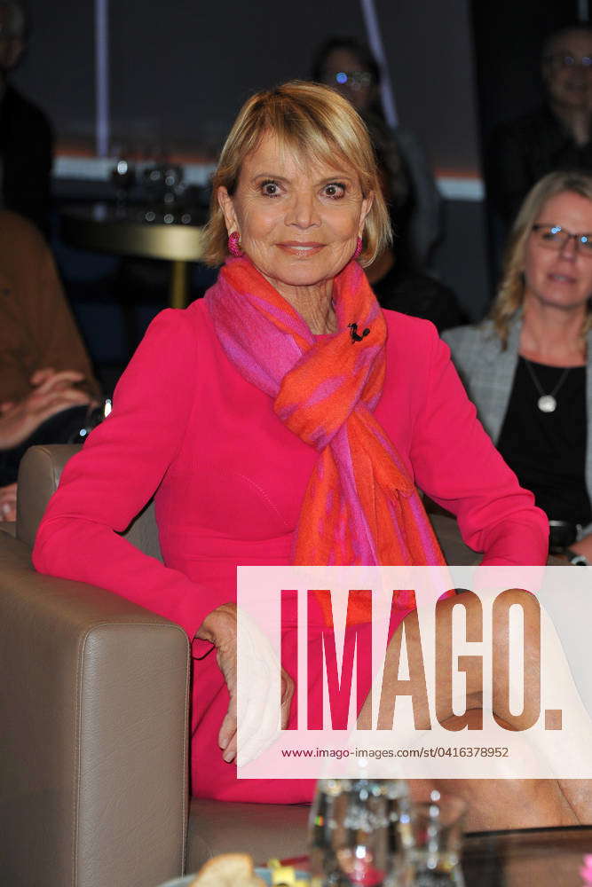 Uschi Glas recording of the TV program NDR Talk Show at the NDR Studios