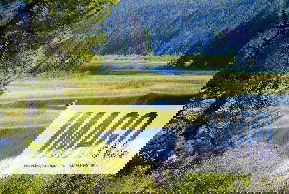 Fishing, Kane Valley, near Mertitt, British Columbia, Canada