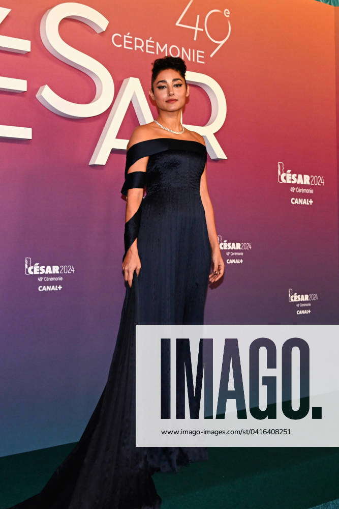 Golshifteh Farahani poses with the Cesar award during the 49th Cesar ...