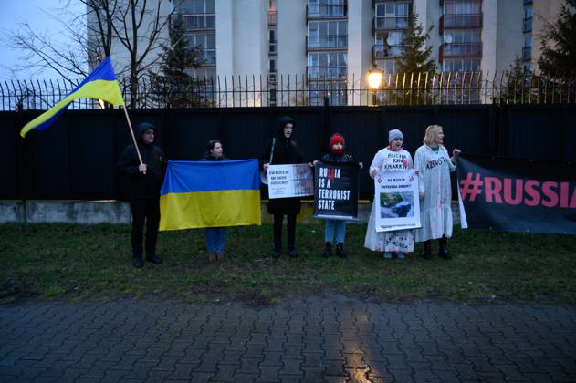 Ukrainians Protest On Second Anniversary Of Russian Invasion ...