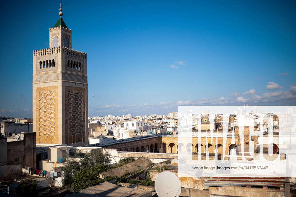 February 21, 2024: Tunis, Tunisia. 21 February 2024. A view of the Al ...