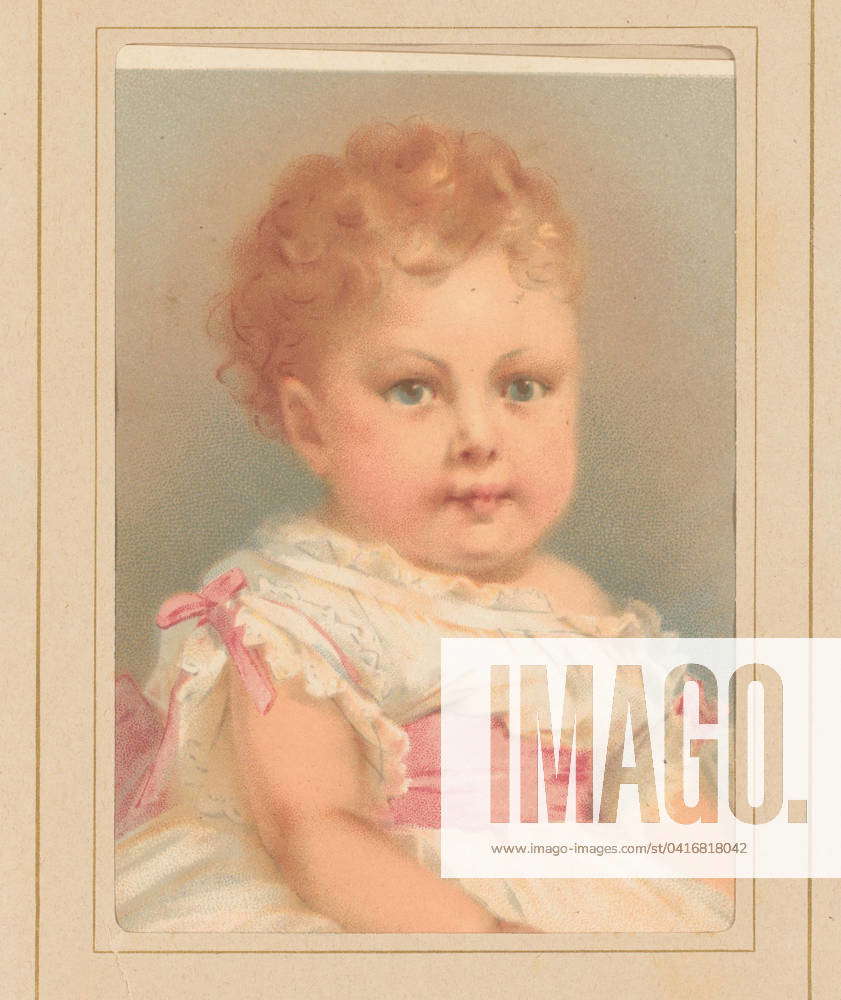 Portrait of a baby, Anonymous, 1870 - 1900 photomechanical print This ...