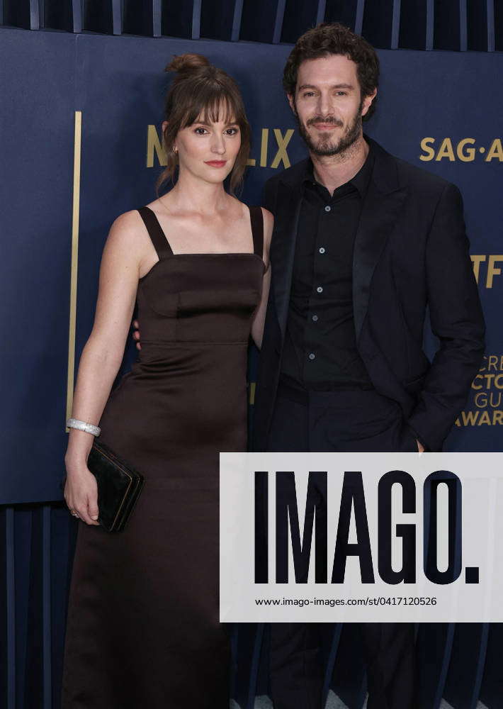 SAG Awards Red Carpet - LA Leighton Meester and husband Adam Brody ...