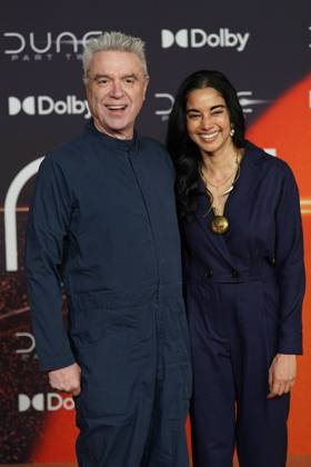 David Byrne, Mala Gaonkar at arrivals for DUNE 2 Premiere, Josie ...