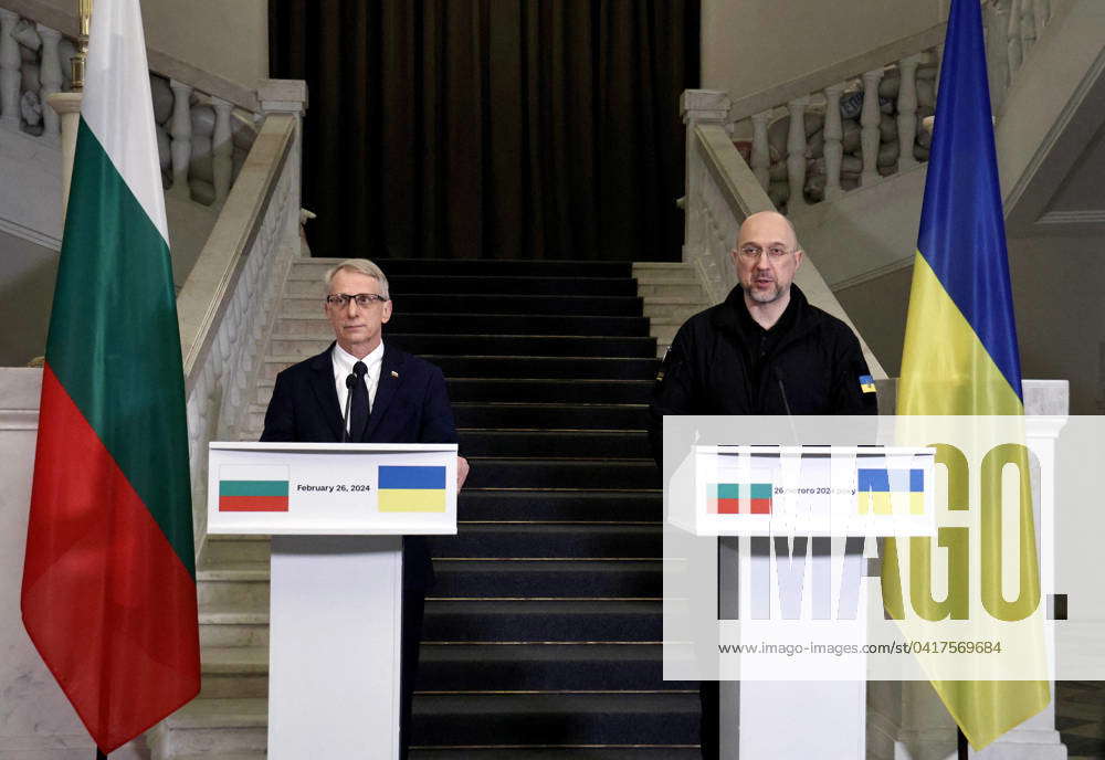 Bulgarian Pm Denkov Visits Kyiv Prime Minister Of Ukraine Denys Shmyhal 