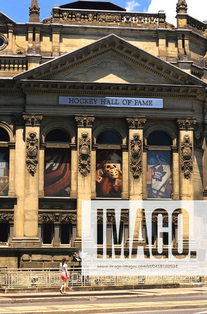 Hockey Hall of Fame, Toronto, Ontario, ON, Canada, vertical, historic ...