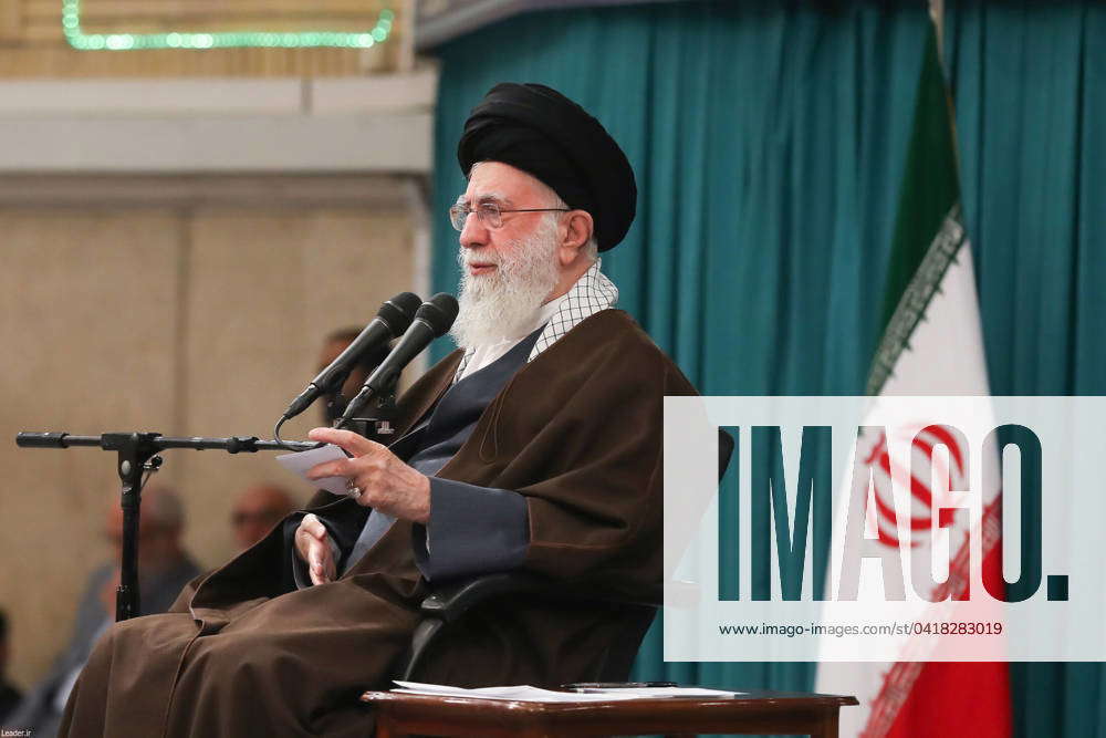 February 28, 2024, Tehran, Iran Iranian Supreme Leader Ayatollah ALI KHAMENEI speaks during a