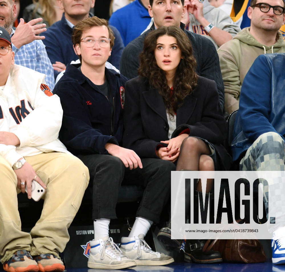 Celebrities at the Boston Celtics at the New York Knicks game Featuring ...