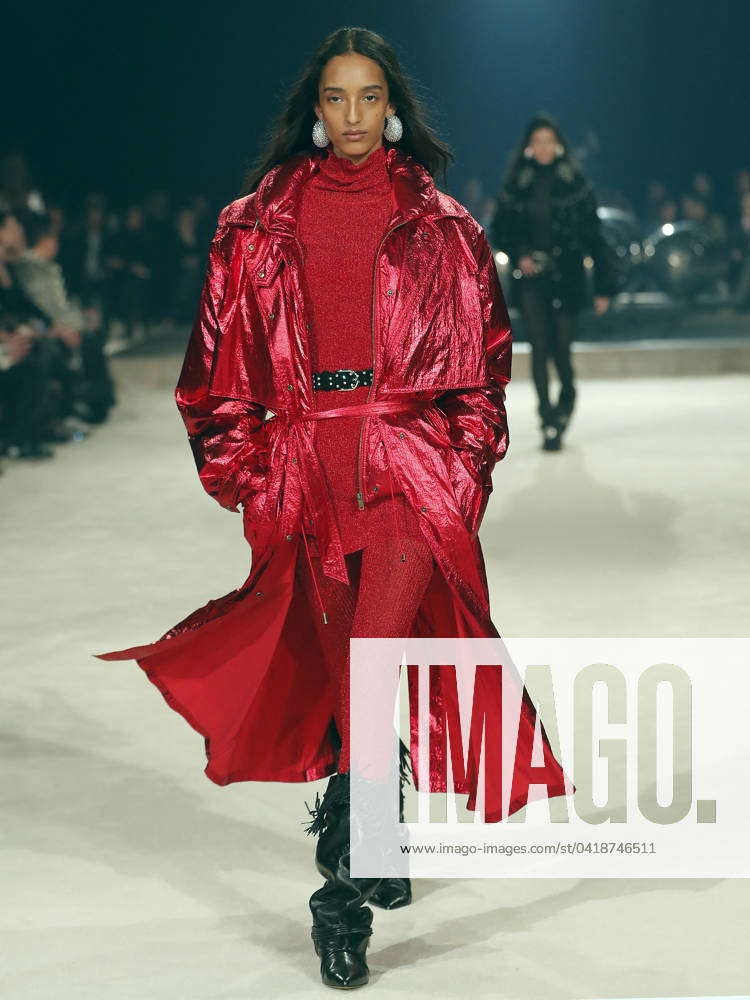 PFW - Isabel Marant Runway A model walks the runway during the Isabel ...