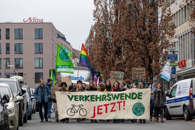 Nationwide climate strike by Verdi and Fridays for Future Rally in ...