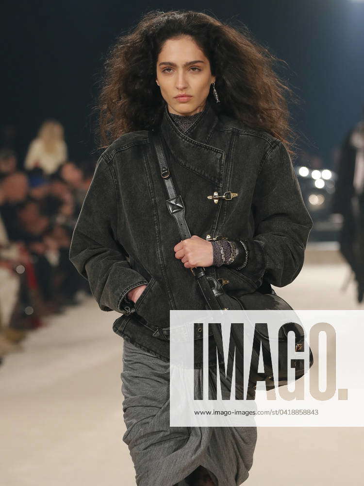 PFW - Isabel Marant Runway A model walks the runway during the Isabel ...