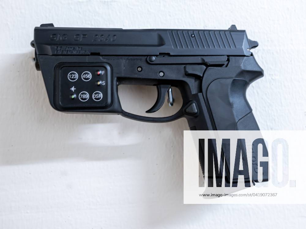 New Modern Handgun SIG SP2340 Prototype with Electronic Combination ...