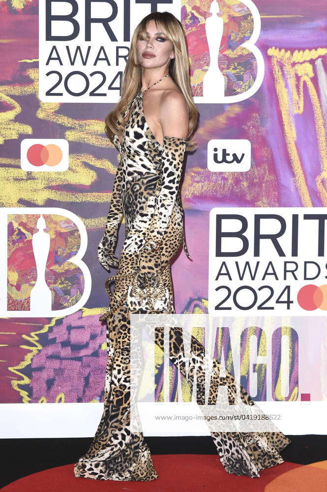 Abbey Clancy at the presentation of the 44 BRIT Awards 2023 at the O2 ...