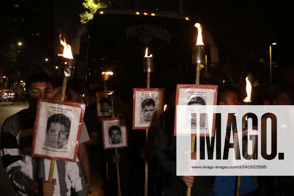 Rally For 43 Disappeared Students - Mexico City Students from rural ...