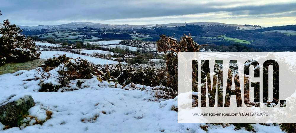 Snow has turned Dartmoor in Devon into a Winter Wonderland in early ...