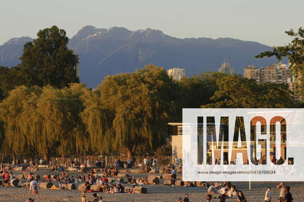 Kitsilano Beach (Kits Beach) Vancouver, British Columbia, Canada