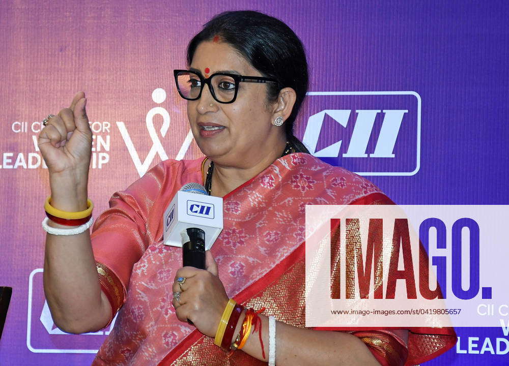 March 5, 2024, Mumbai, Maharashtra, India: Union Minister for Women and ...