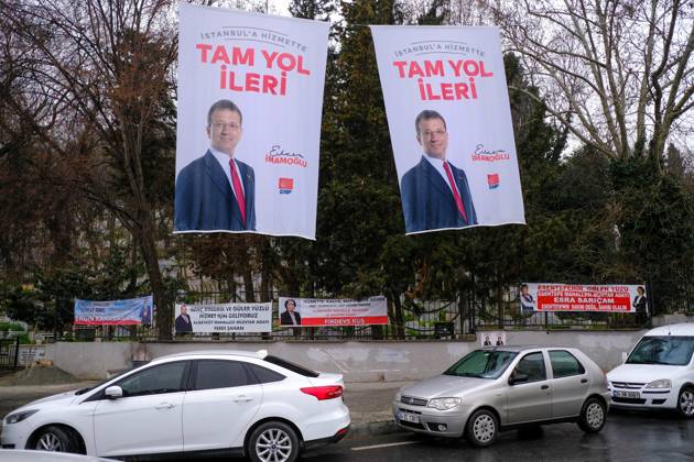 March 5, 2024, Stanbul, Turkey: Election Posters Of Murat Kurum And ...