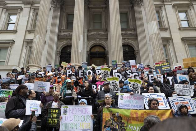 March 6, 2024, New York, New York, USA: Hundreds attended a rally on ...