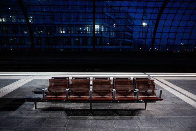 The Empty Berlin Central Station During A GDL Strike On March 07, 2024 ...