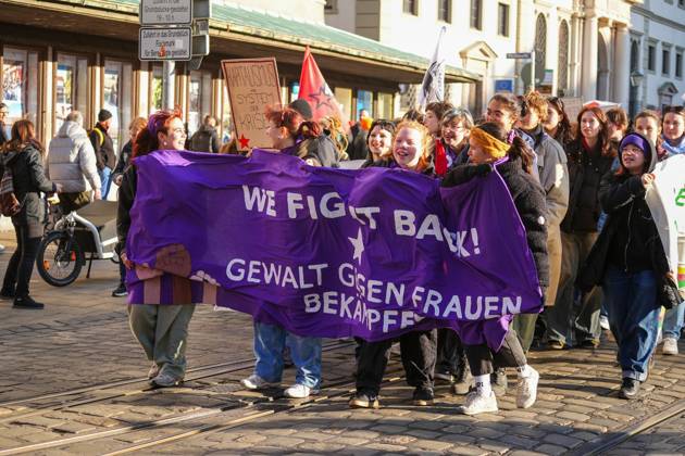 Augsburg, Bavaria, Germany - March 8, 2024: Demonstration for ...