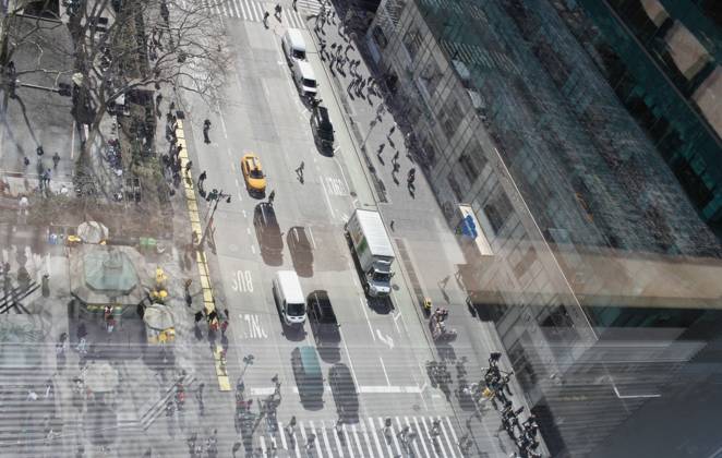 Aerial View of Manhattan-Bryant Park Area. (NEW) Aerial View of ...