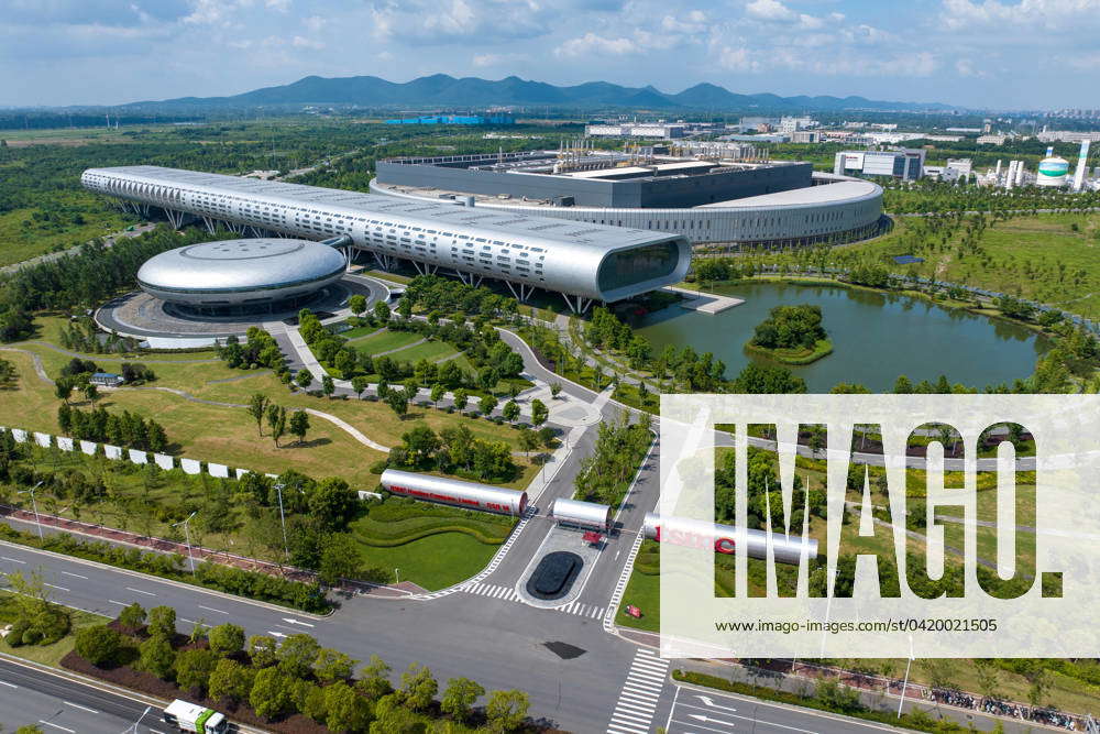 TSMC Factory in Nanjing An aerial photo is showing the factory of ...