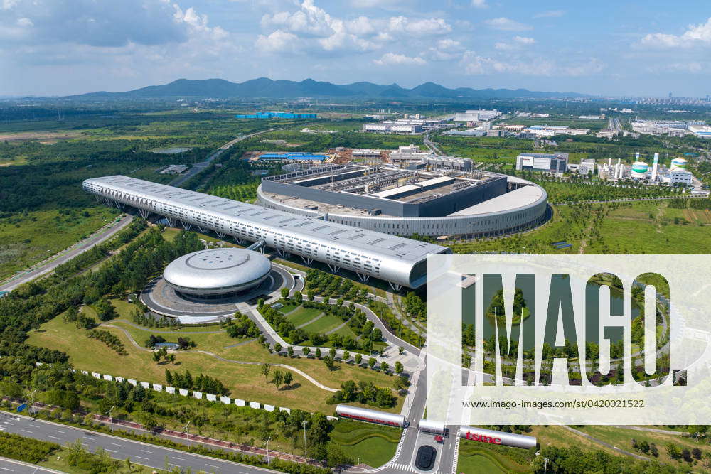 TSMC Factory in Nanjing An aerial photo is showing the factory of ...