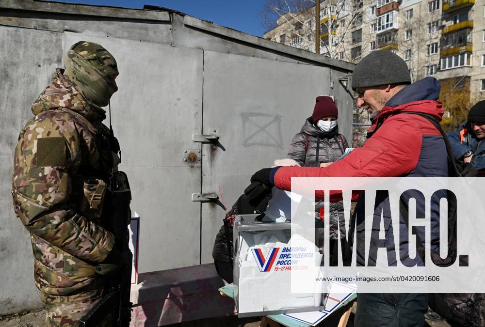 Russia LPR Presidential Election Early Voting 8638869 11.03.2024 A city