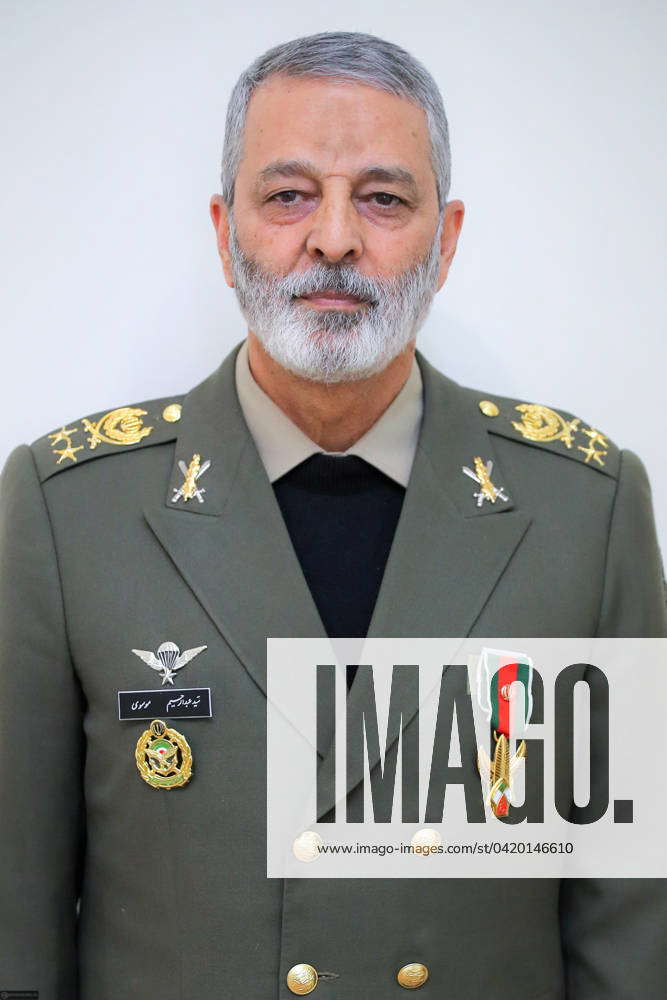 March 11, 2024, Tehran, Iran: A portrait of the Iranian Army Chief ...