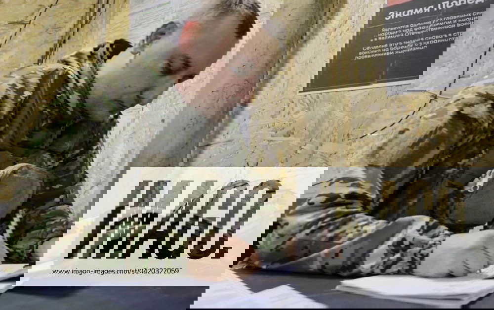 RUSSIA MARCH 13, 2024 A serviceman of the 11th army corps of the