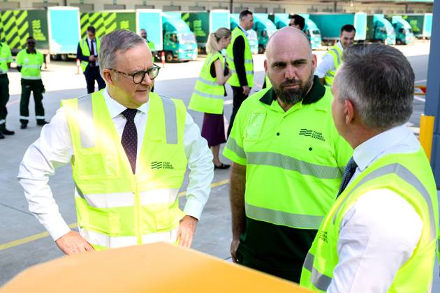 ANTHONY ALBANESE ELECTRIC VEHICLE FLEET LAUNCH, Australian Prime ...