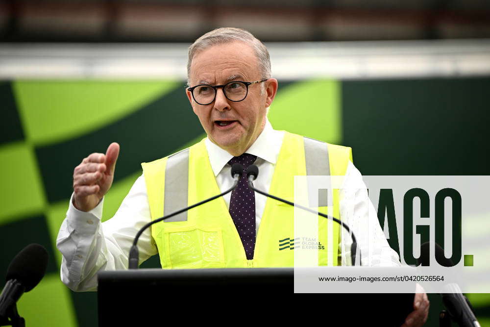 ANTHONY ALBANESE ELECTRIC VEHICLE FLEET LAUNCH, Australian Prime ...