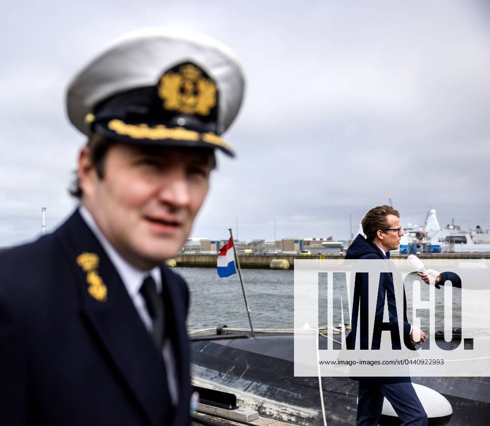 DEN HELDER - State Secretary Christophe van der Maat (Defence) during ...