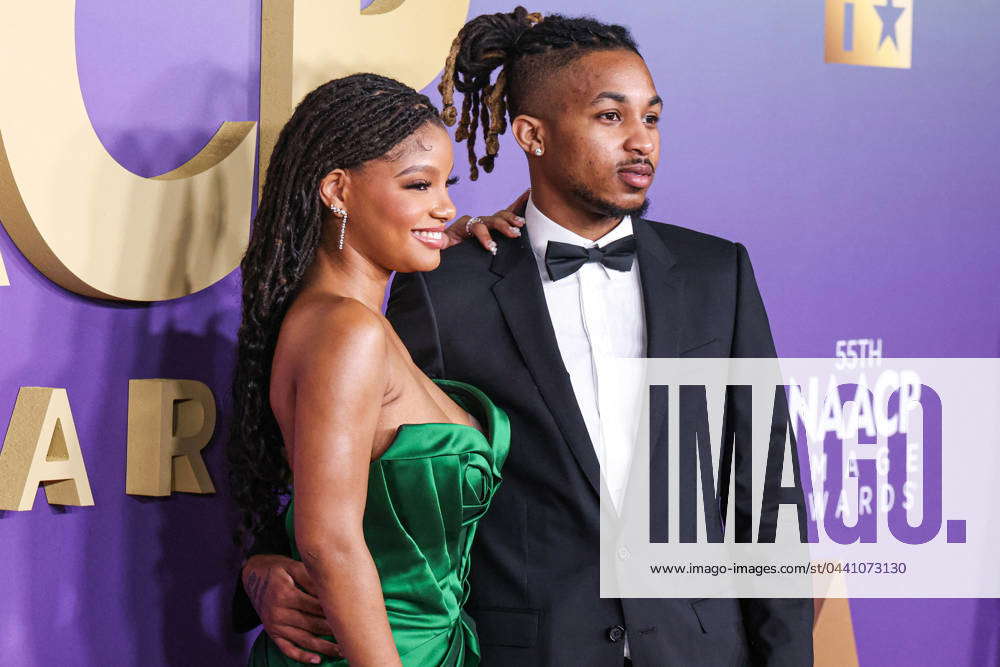 55th Annual NAACP Image Awards Halle Bailey and boyfriend DDG (Darryl ...