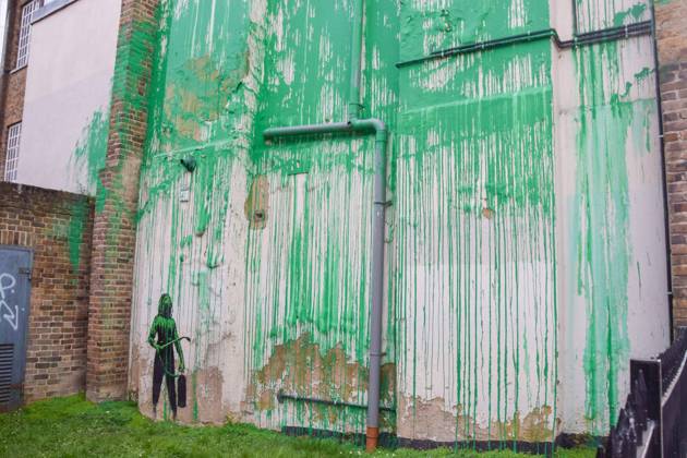 March 18, 2024, London, England, UK: A new mural, believed to be by the ...