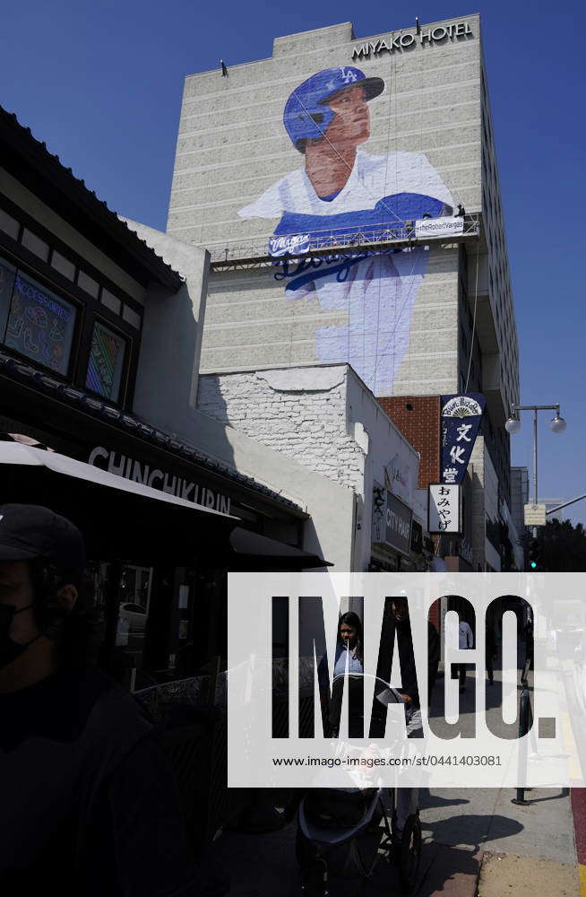 News: Ohtani mural Mar 20, 2024; Los Angeles, Calif., USA; Artist ...